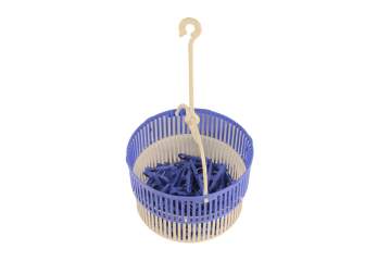 Basket with 50 pegs
