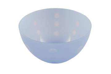 Small kitchen bowl with dots