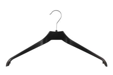 Shaped hanger for jackets